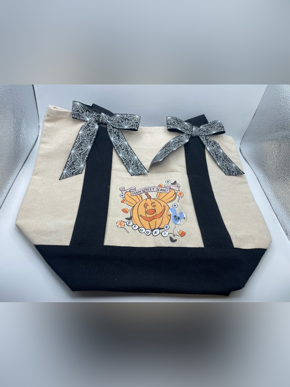 Custom Halloween Disney mini tote